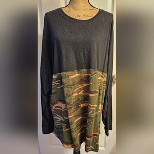 J. America Camo & Black Tunic